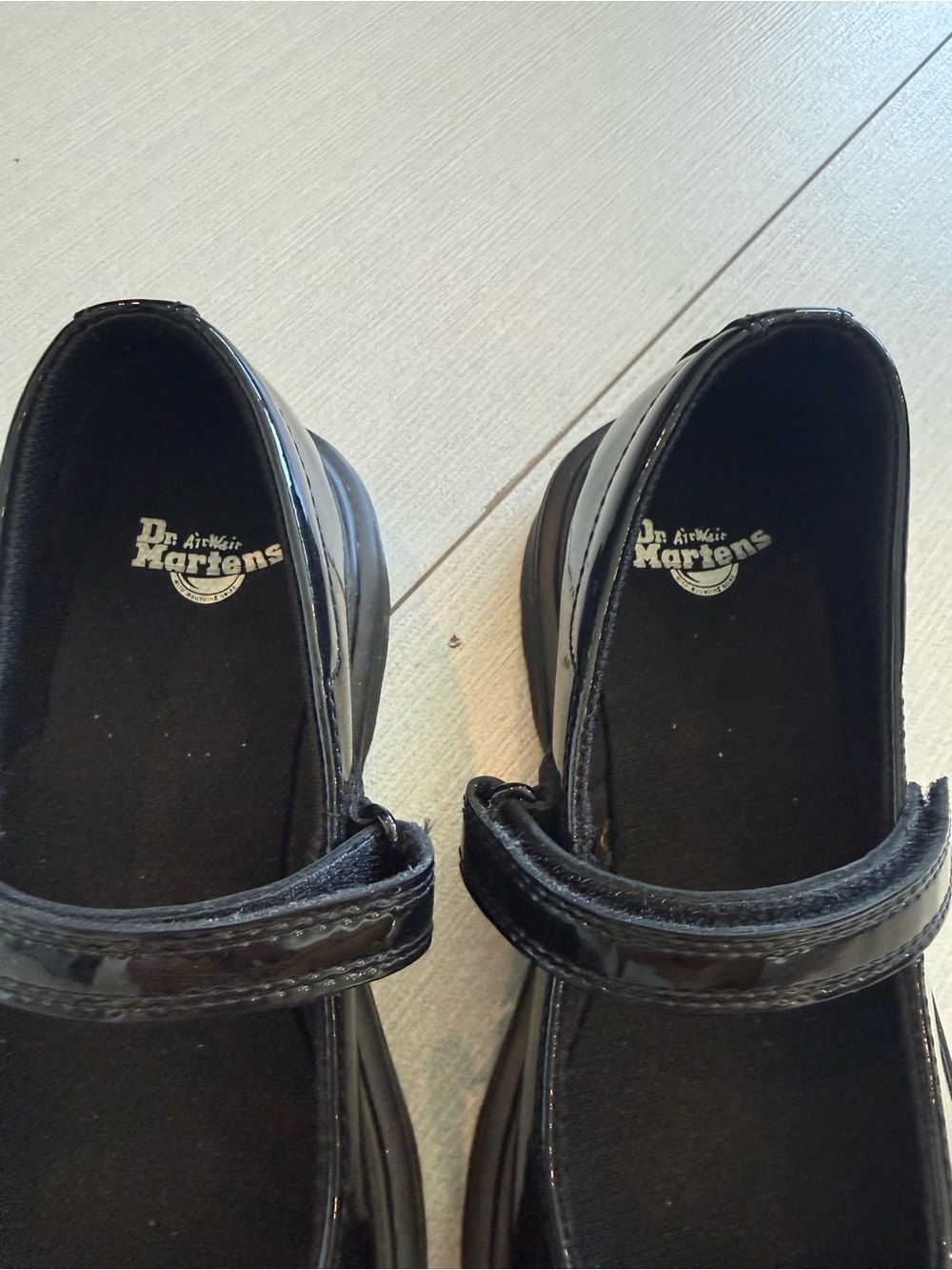 Dr. Martens Maccy Womens Black Patent Leather Loafers Girls Size 4 - Picture 6 of 8